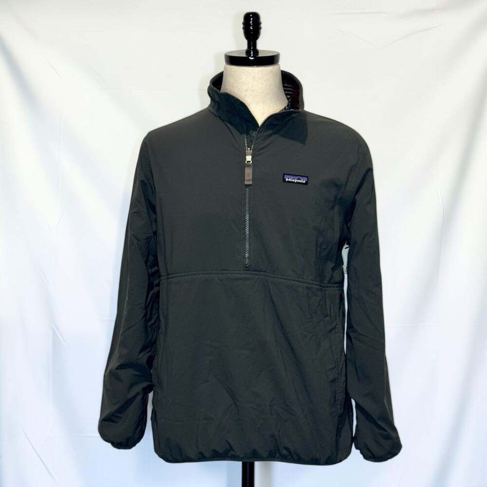 Patagonia Reversible Glissade Pullover Snap-T Fleece Jacket Men's Medium 25385
